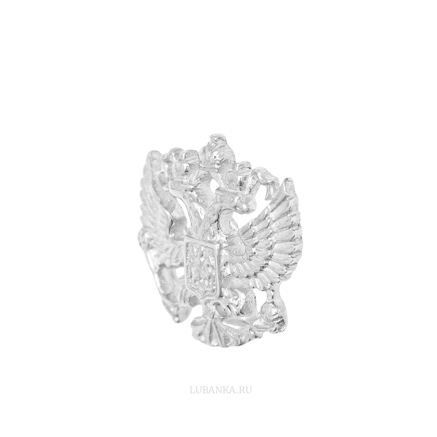 Значок Герб России серебро