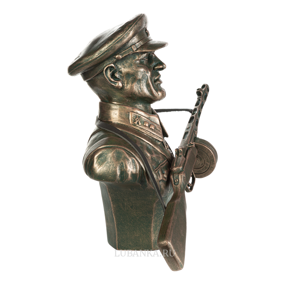 Статуэтка для интерьера «Бюст советского пограничника»