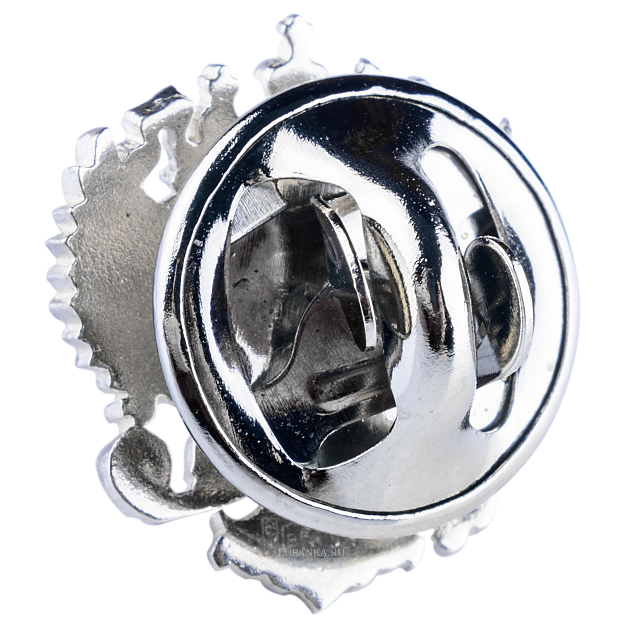 Значок Герб России серебро