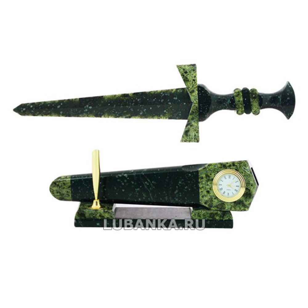 Часы настольные «Кинжал»